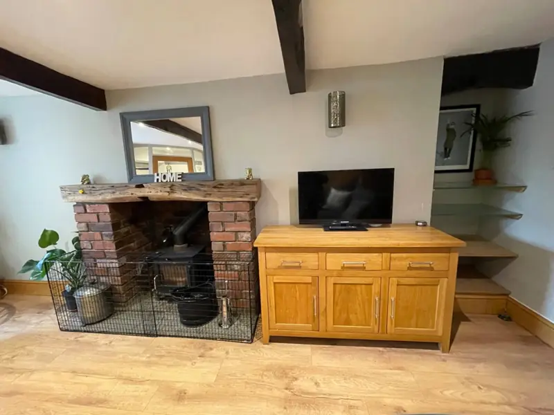 Sitting room with the 50-inch smart TV