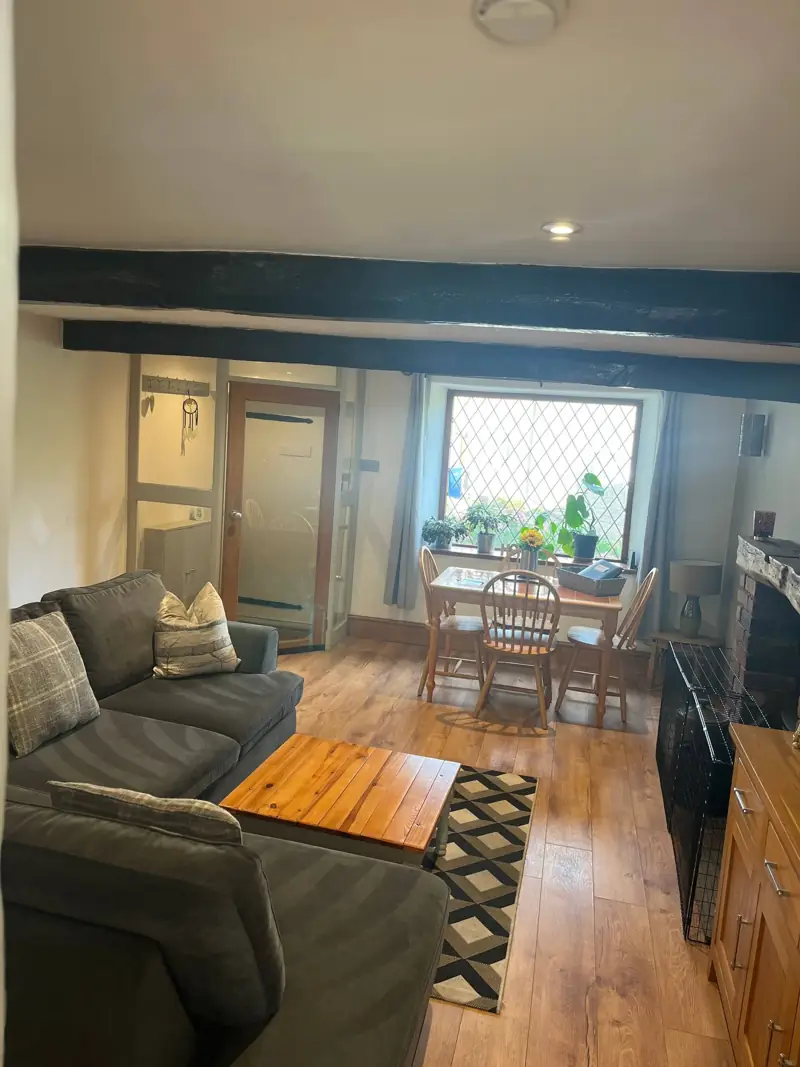 Living room looking towards the stairs