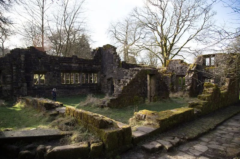 The ruins of Wycoller Hall